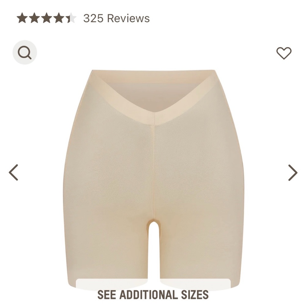 Skims Sheer Sculpt Low Back Short
